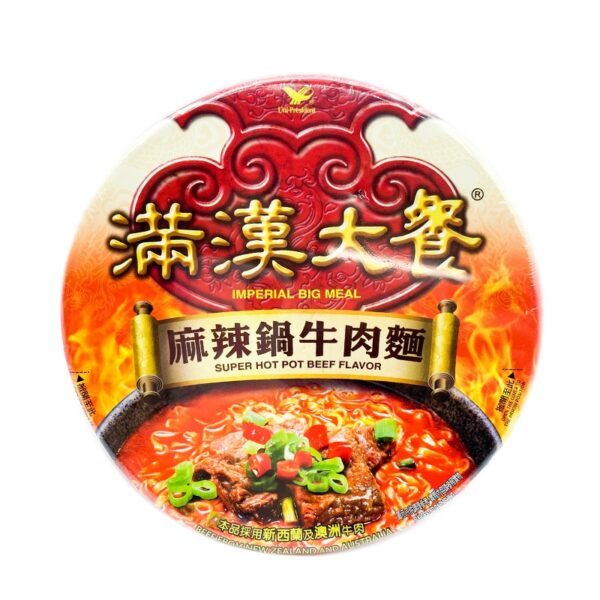 統一滿漢大餐麻辣鍋牛肉大碗麵 204GM