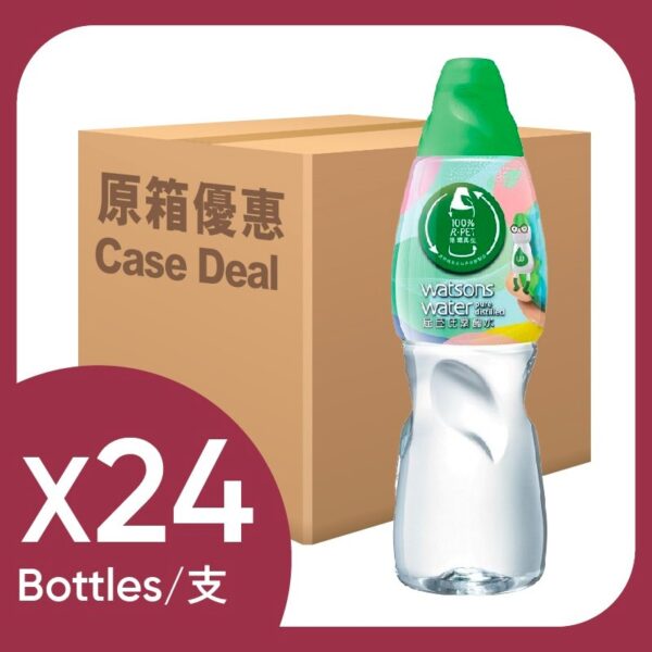 原箱屈臣氏 蒸餾水24 X 800 ML