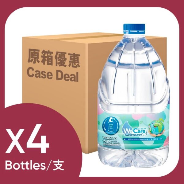 原箱屈臣氏 加礦蒸餾水4 X 4.5 LT