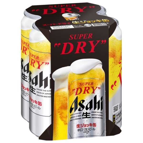 朝日 極泡罐啤酒 4 X 485ML