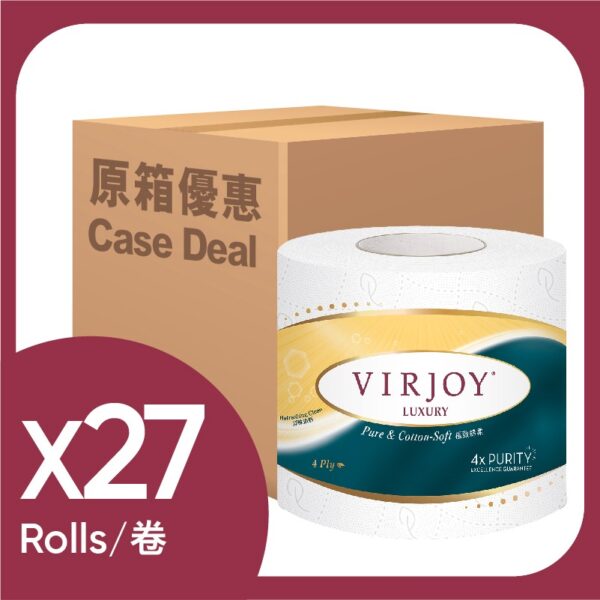 原箱唯潔雅 極致綿柔淨味清新四層衛生紙 27 RL