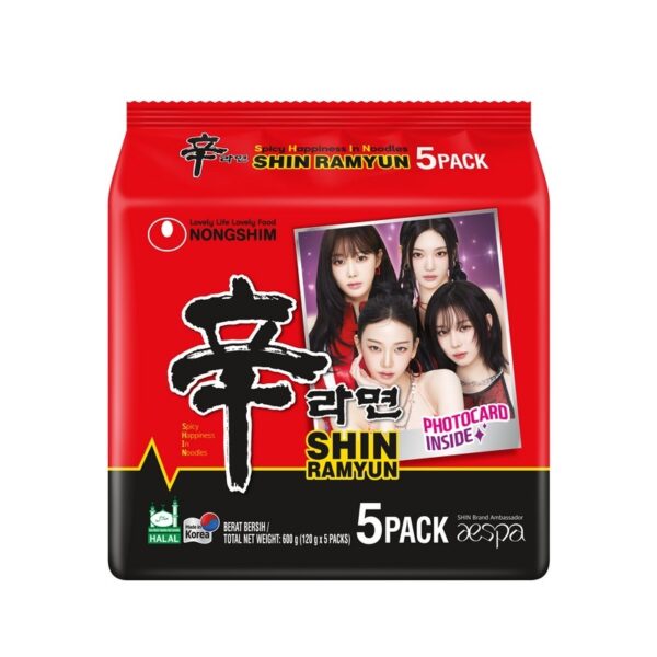 農心韓國版辛辣麵5x120GM