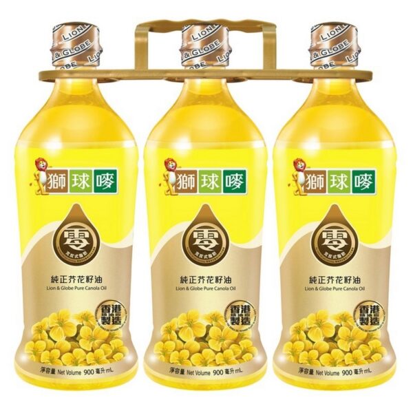 獅球嘜芥花籽油 3 X 900ML