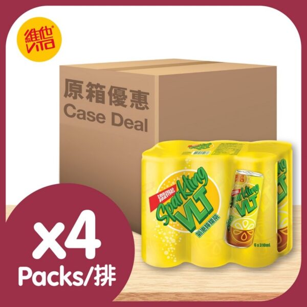 原箱維他 氣泡檸檬茶單罐裝24 X 310 ML
