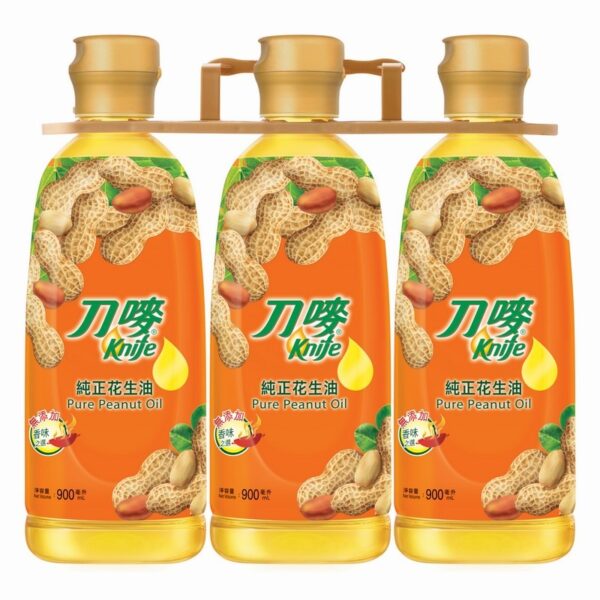 刀嘜純正花生油 3x900ML