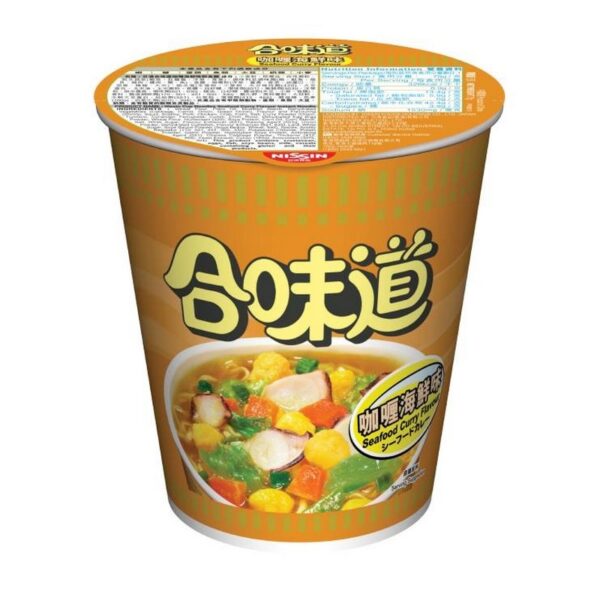 日清合味道咖喱海鮮杯麵 75GM