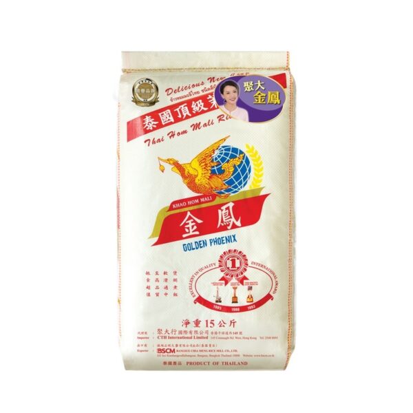 金鳳 泰國頂級茉莉香米 15KG
