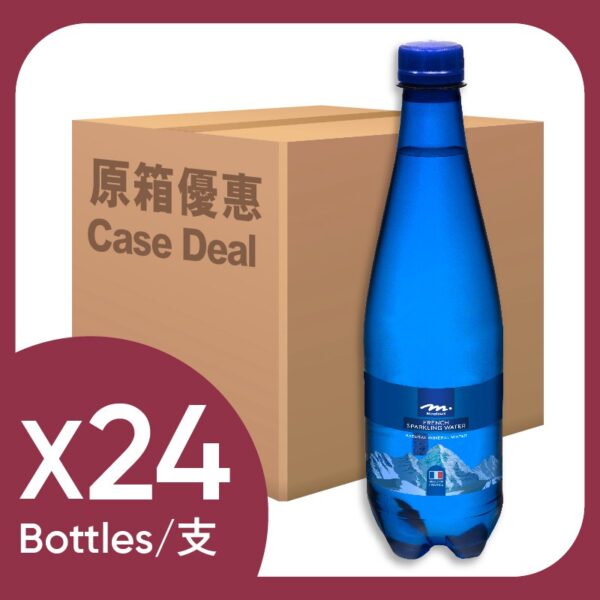 原箱Meadows 有氣礦泉水 24 X 500ML